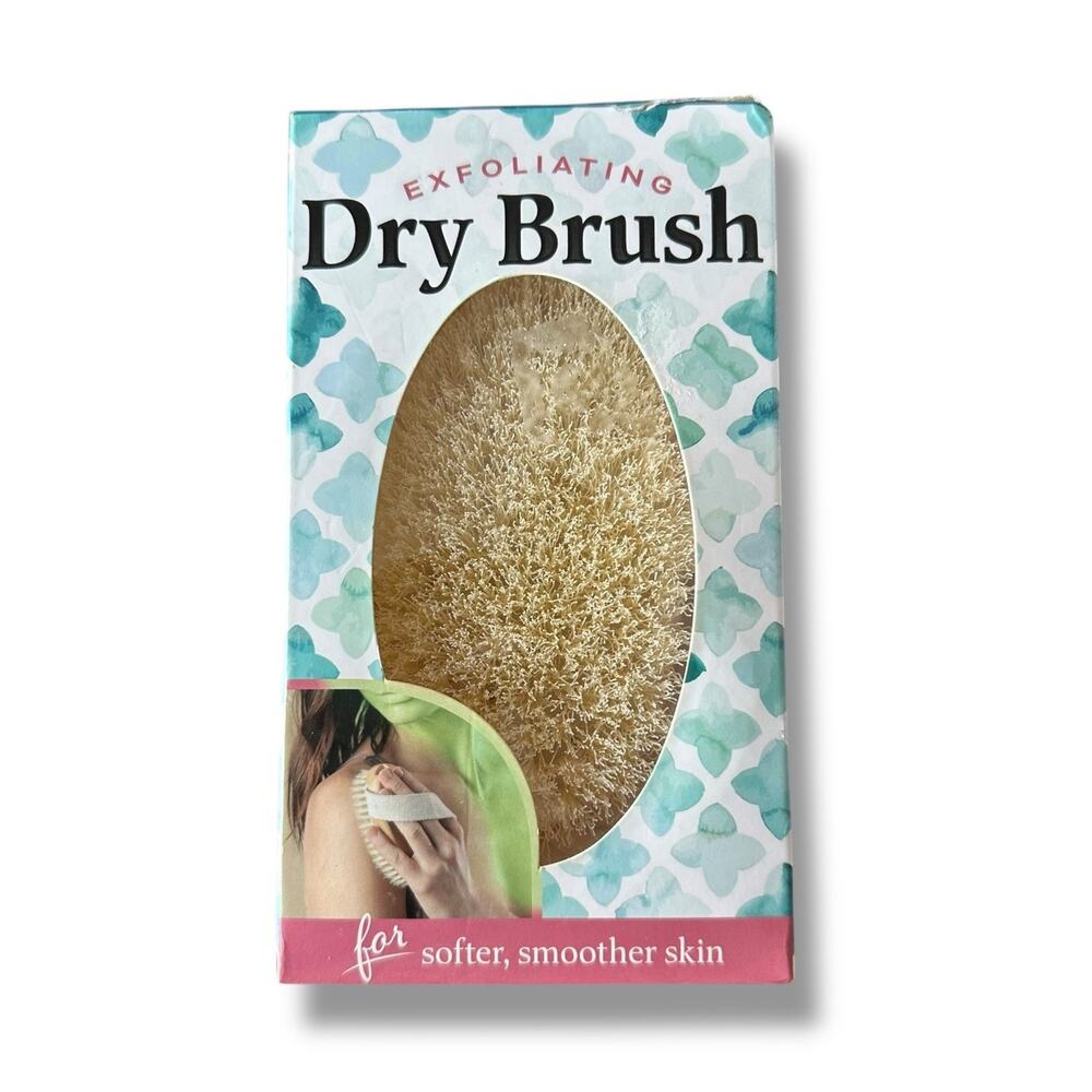 Exfoliating Dry Brush Softer Smoother Skin New Open Box